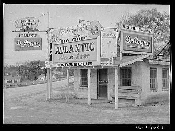 Barbecue 1940 Columbus, GA B:W